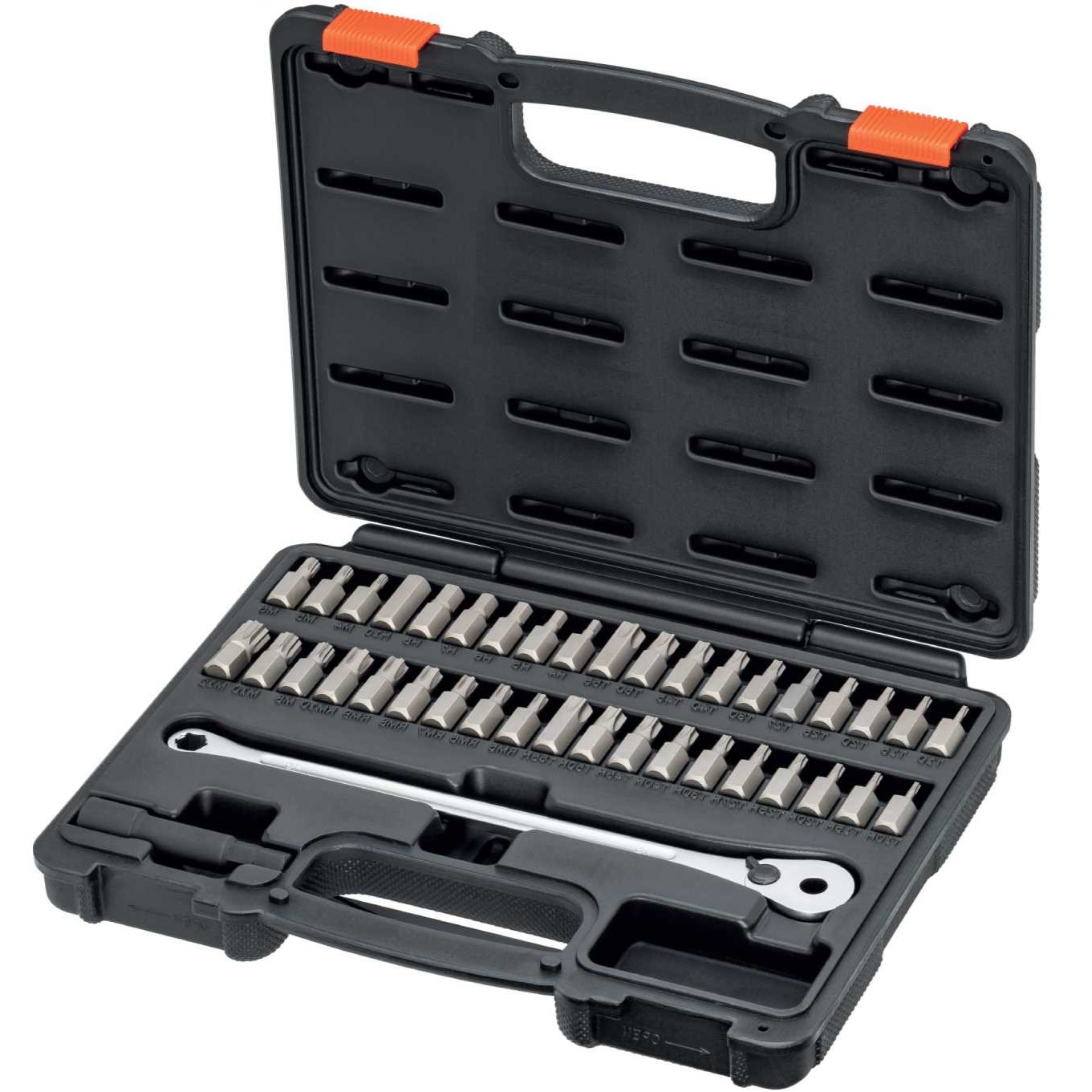 Conjunto de 40 peças de chaves de encaixe de 10 mm e bits