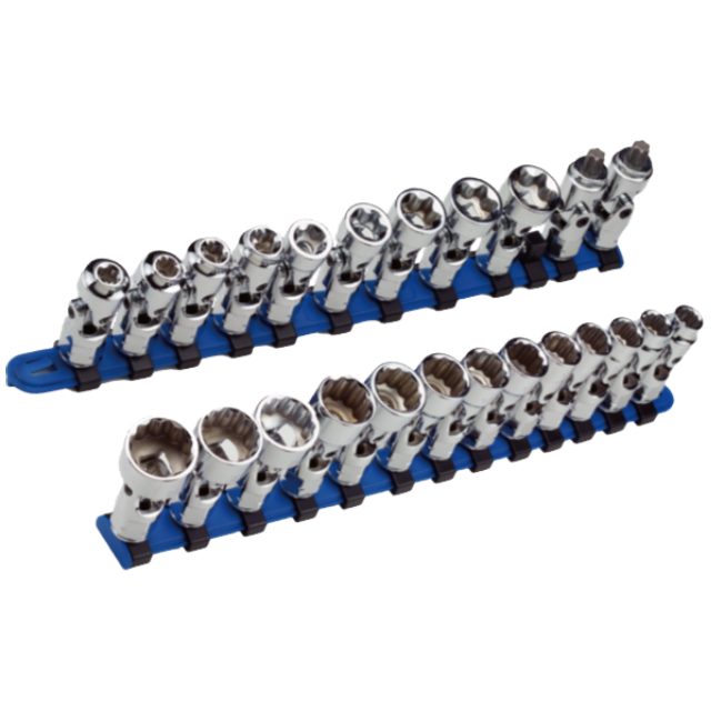 Soquete Universal Super Curto de 3/8″ (12 Pontas, Soquete E e Soquete para Bits)