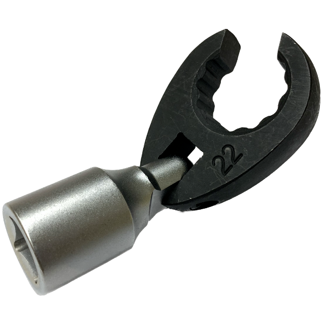 Chave inglesa flexível de 3/8″ com bocal de galinha
