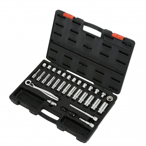 32 peças 17H (3/8″ Dr.) Act Insert-Snap Key e Super Short