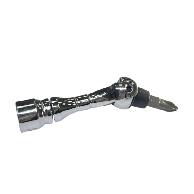 1/4"Dr. Mini Swivel Round Ratchet Wrench
