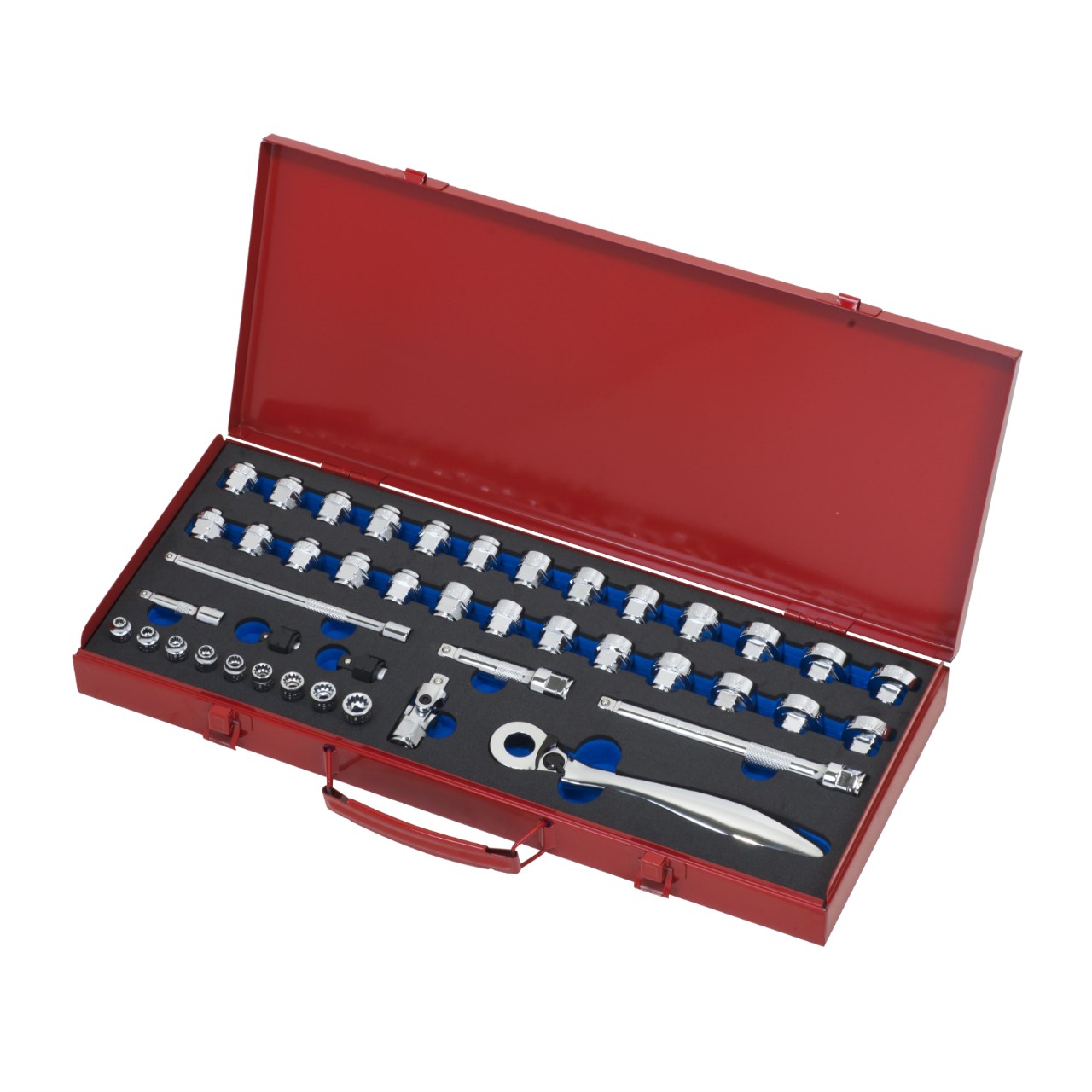 43PCS 1/4"Dr. & 3/8"Dr. Super Short socket & 17H Insert-Snap Wrench Set